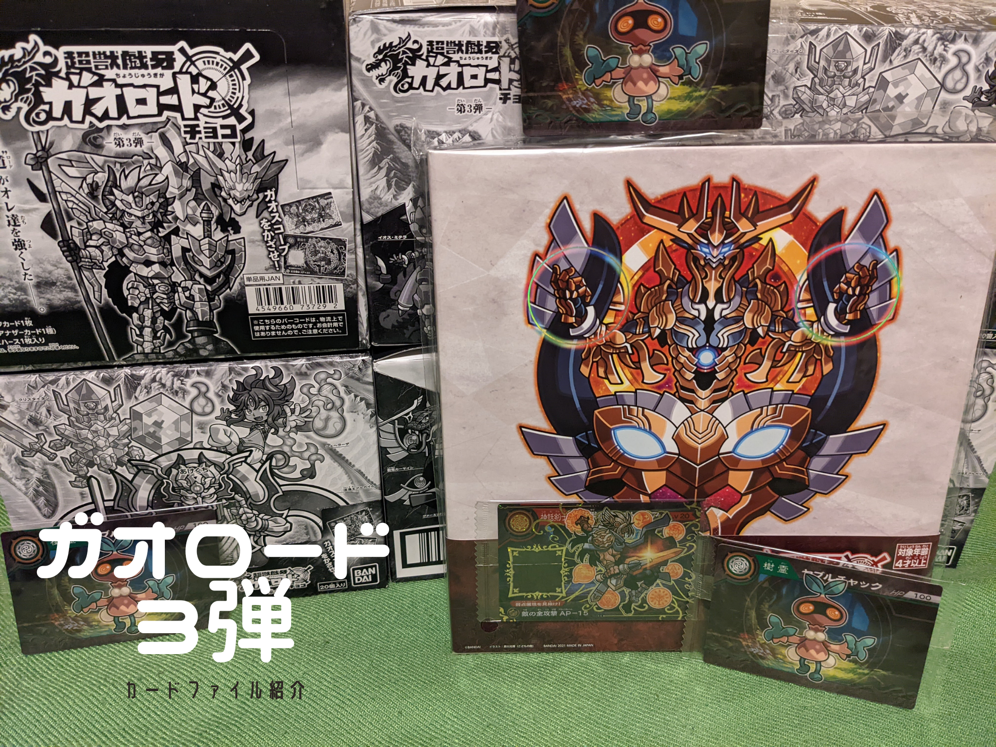 超獣戯牙ガオロードチョコ第3弾受け取り編+カードファイル紹介